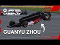 I recreated guanyu zhous huge crash on f1 22  f1 22 gameplay