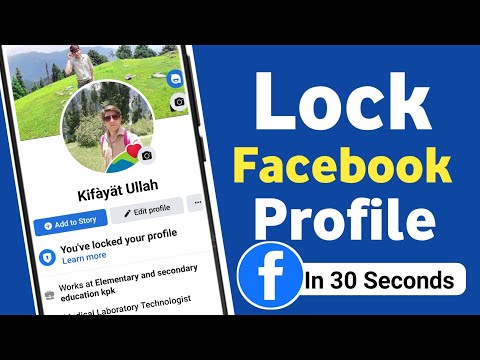 How to lock facebook profile 2022 #shorts