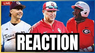 Saturday SEC Baseball Reaction: Arkansas, Georgia, Ole Miss, Tennessee, Texas A&M, More