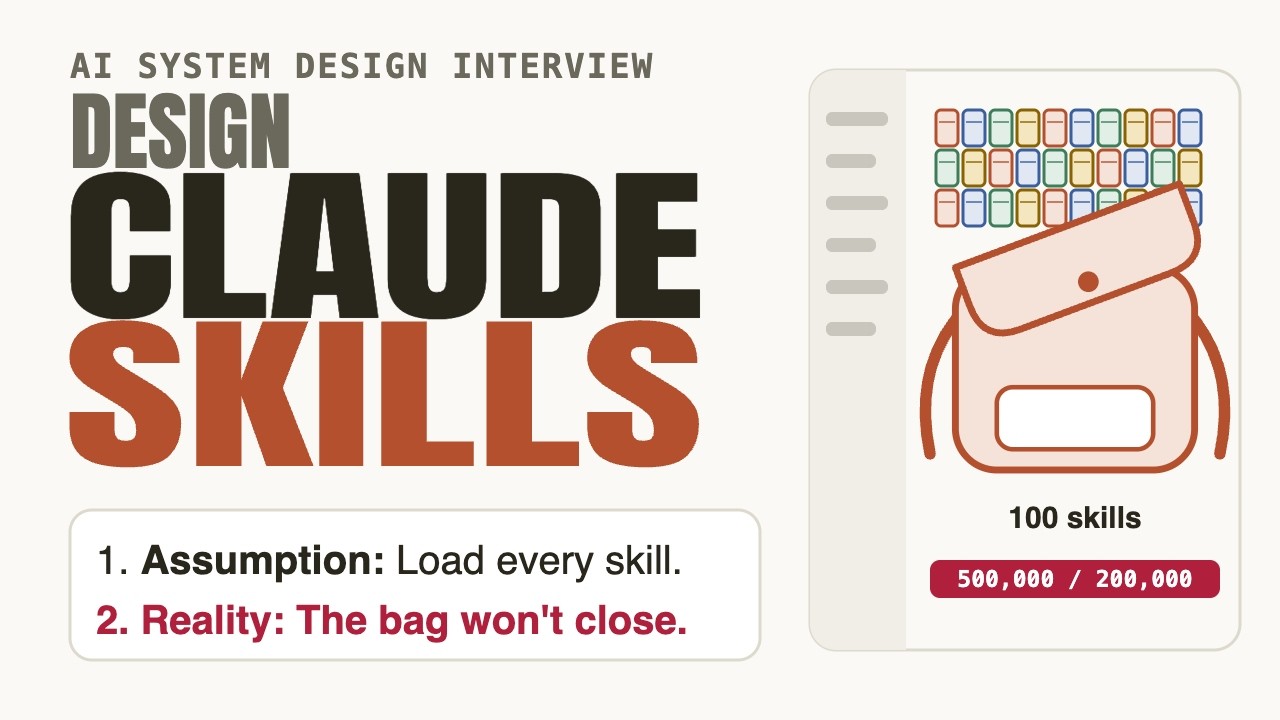 Design Claude Skills for Your AI System Design Interview thumbnail