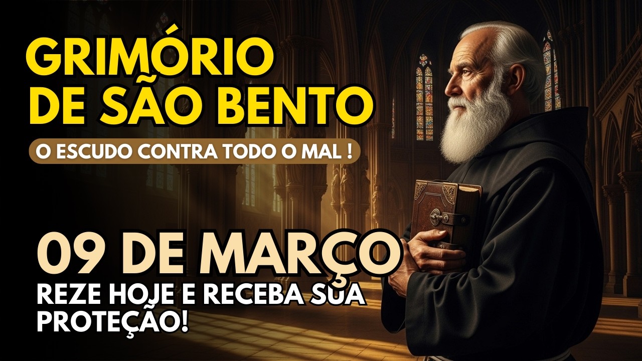 🕊️ MILAGRE URGENTE: AS 15 PALAVRAS DE SÃO BENTO PARA CAUSAS DIFÍCEIS