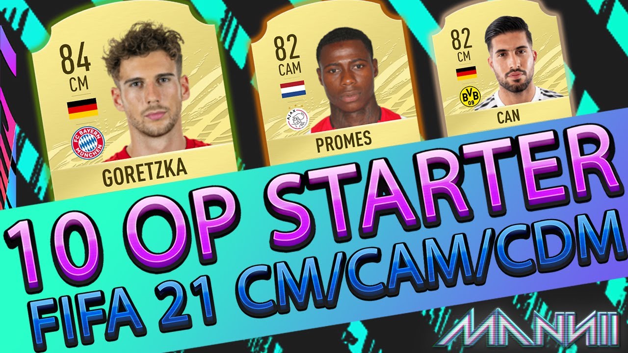 FIFA 21 BEST STARTER PLAYERS - TOP 10 STARTER CENTRAL MIDFIELDERS! 