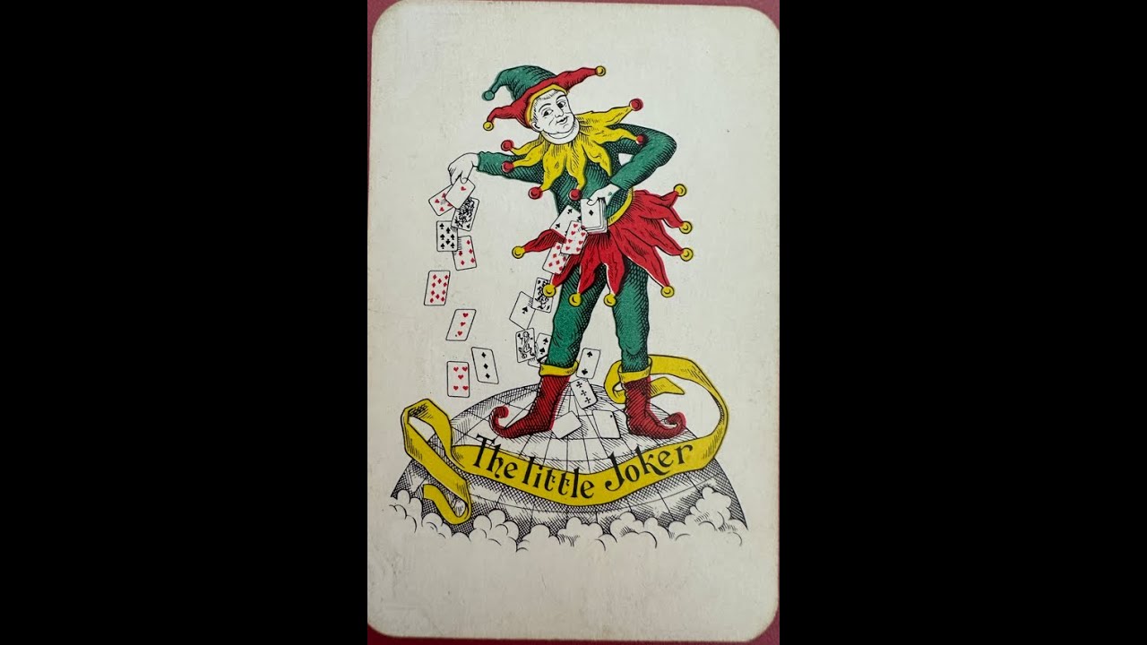 Cartamundi Scatterman Joker Collection: 1 Green jokers, off-blue, and Black and White