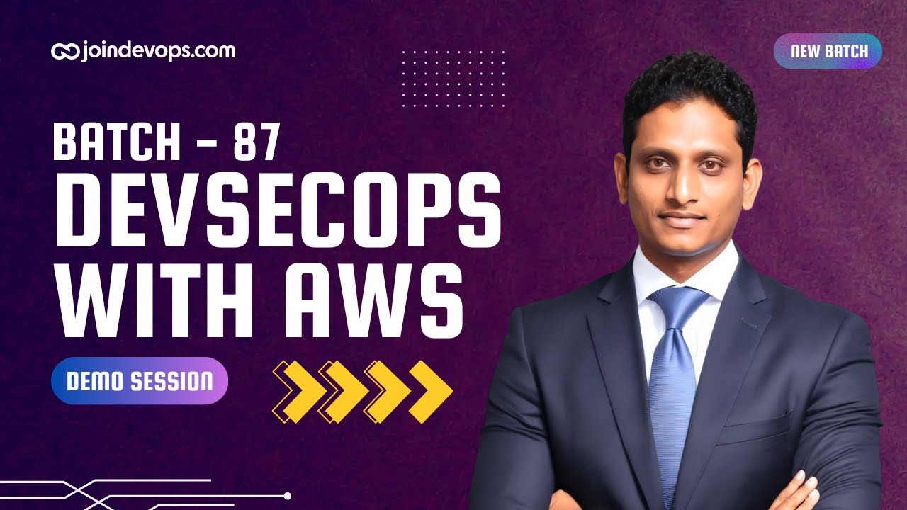 🔥 DevSecOps with AWS Demo Session | Batch 87 by Raghu K | Learn DevOps from Scratch 🚀 | JoinDevops