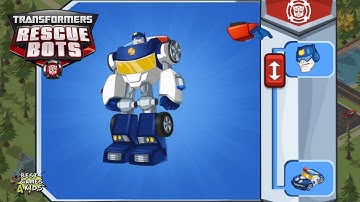 CHASE Police-Bot Transformation! | Transformers Rescue Bots: Hero Adventures #120 By Budge