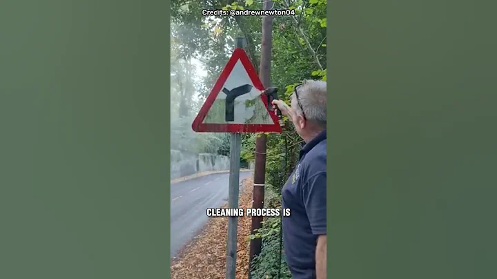 This Person Cleans Road Signs for Free