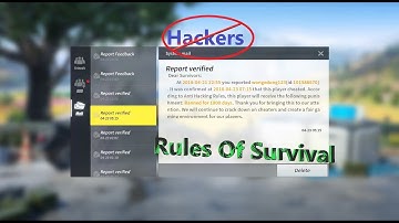 Hackers Gone In Rules Of Survival!?