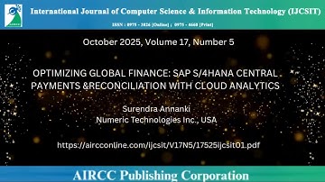 Curremt Issue - October 2025, Volume 17, Number 5
