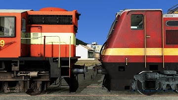 A short cab ride in Santragachi WAP-4 ! Most used and common electric locomotive of Indian Railways.