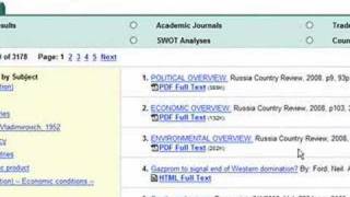 Ebsco Business Search