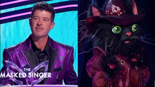 Cat Witch Connection Clue & Robin Ask Rapid Fire Questions / The Masked Singer USA Season 14 Ep. 11