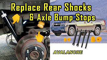 How to Replace REAR Shocks and Axle Bump Stops on a 2002 Chevrolet Avalanche 1500
