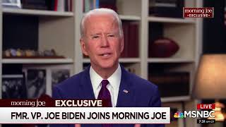 JOE BIDEN: The pandemic is that this President has no intercourse whatsoever