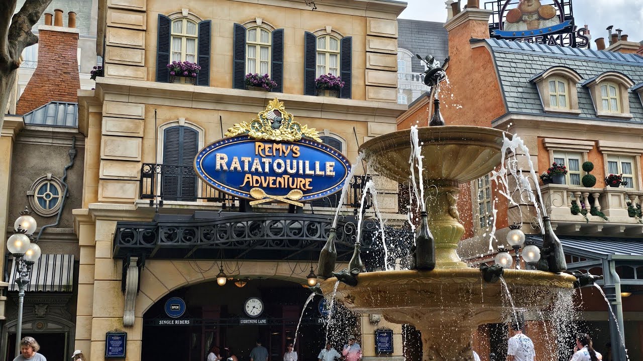 Remy's Ratatouille Adventure - Epcot - 4K - 3D
