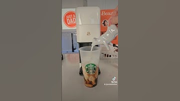 Iced Coffee in Drew Barrymore coffee maker #icedcoffee