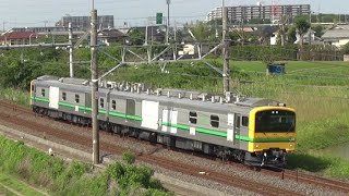 宇都宮線ｸﾓﾔ E493系【事業用交直流型電車】東ｵｸ01編成回9126M 仙山線死重訓練返却