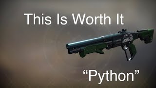 This is My Favourite Shotgun Right Now -  Destiny 2 Comp with Python Shotgun