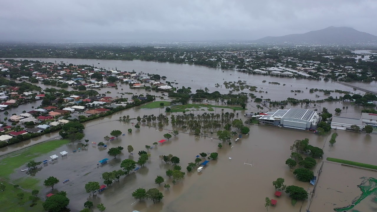Flooding of the Ross River from Annandale to Idalia (4/02/2019)