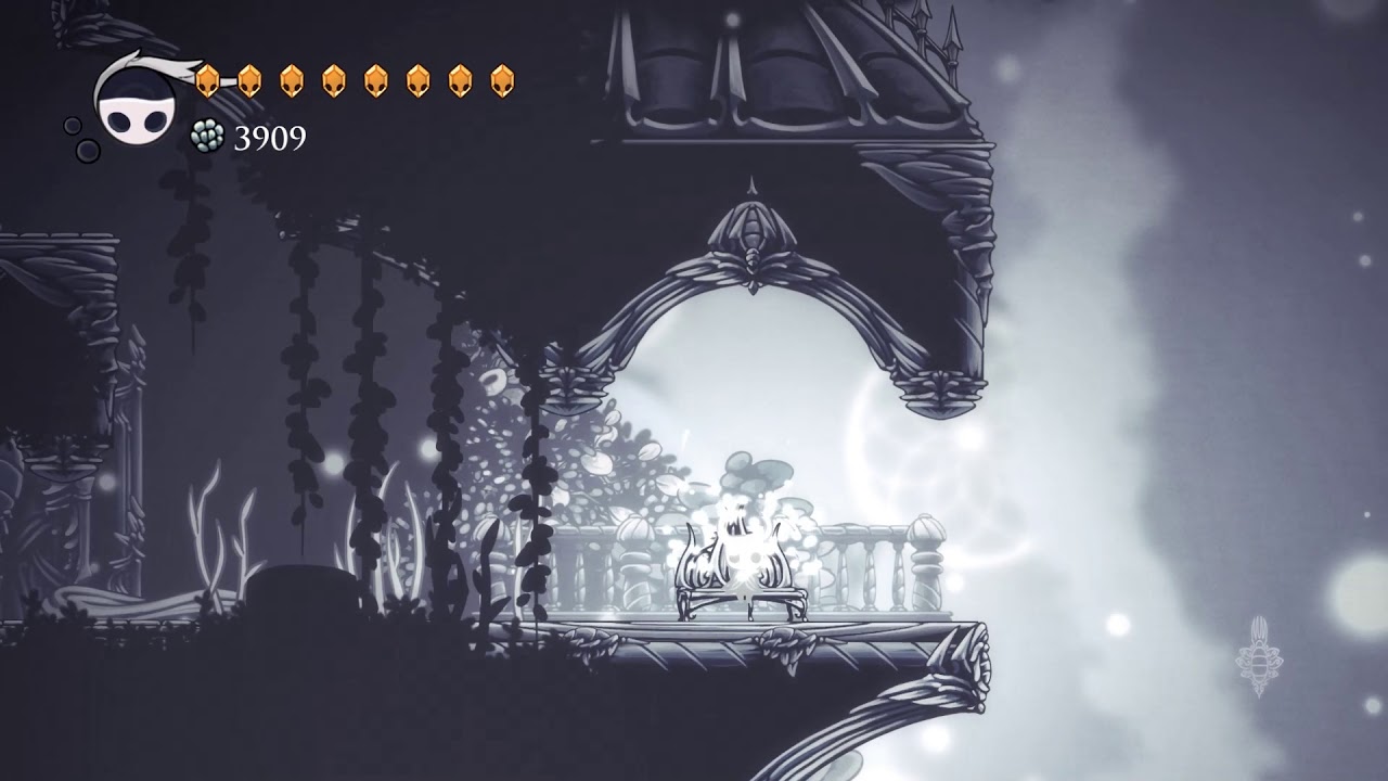 Карта белого дворца в hollow knight