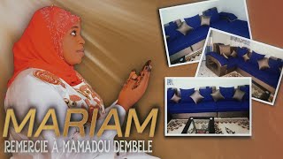 REMERCIE À MAMADOU DEMBELE POUR LES NOUVELLES FAUTEUILS - ZIKIRI MARIAM DIABATE
