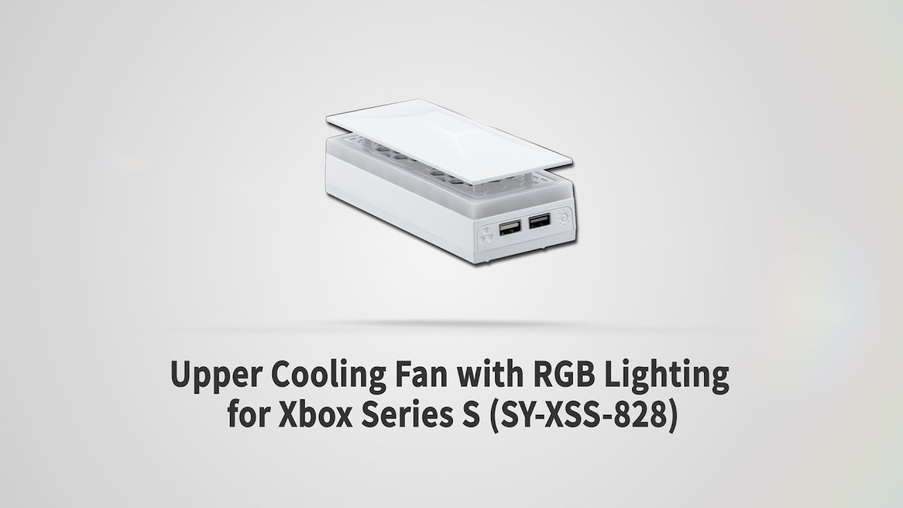 Mcbazel Upper Cooling Fan with RGB Lighting for Xbox Series S (SYXSS