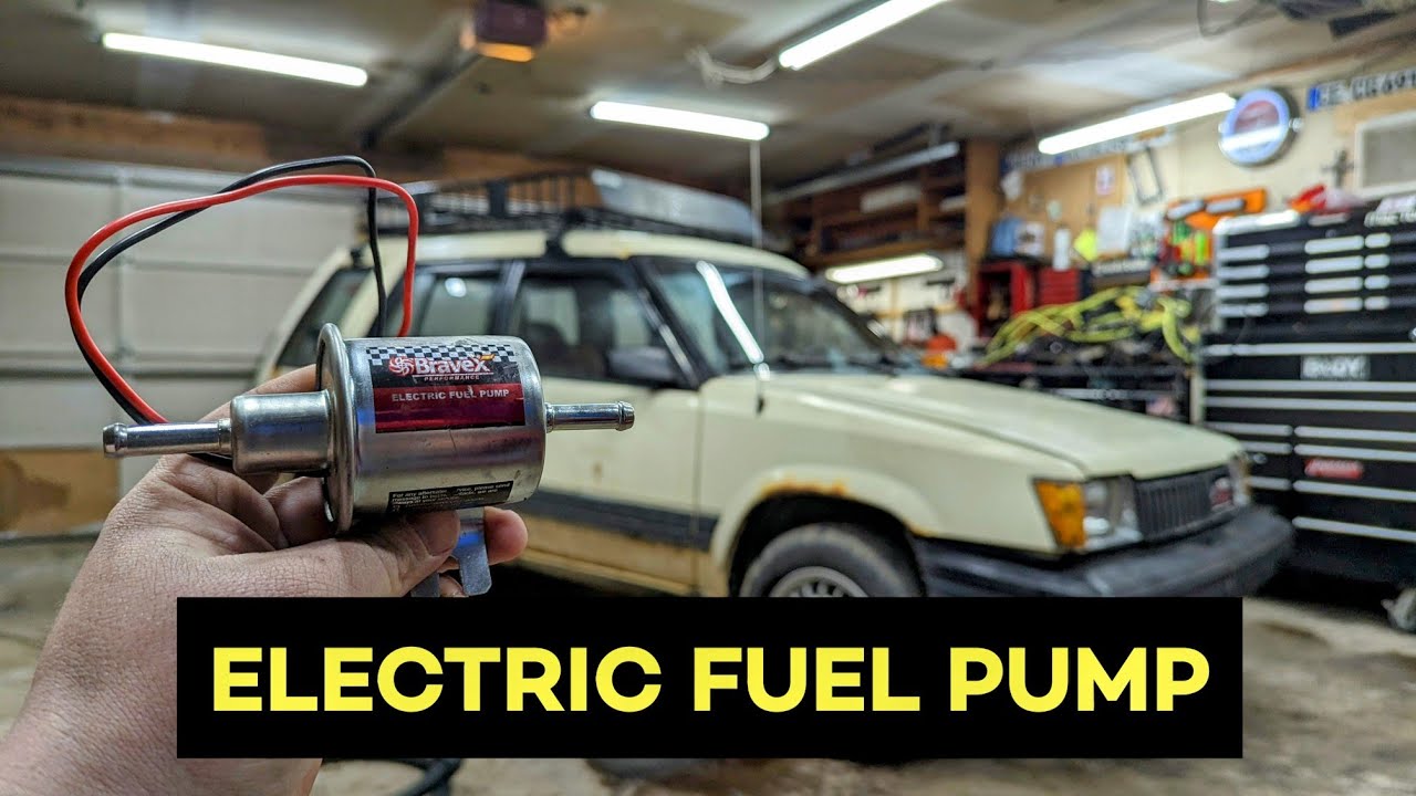 Toyota Tercel: Electric fuel pump information.