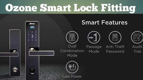 ozone lock fitting /Ozone Smart lock installation method/#ozonelock_fitting