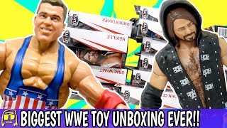 WORLDS BIGGEST WWE TOY UNBOXING EVER - OVER 100 TOYS OPENED, REVIEWED and ROASTED! EPIC WWE TOYS!! 3