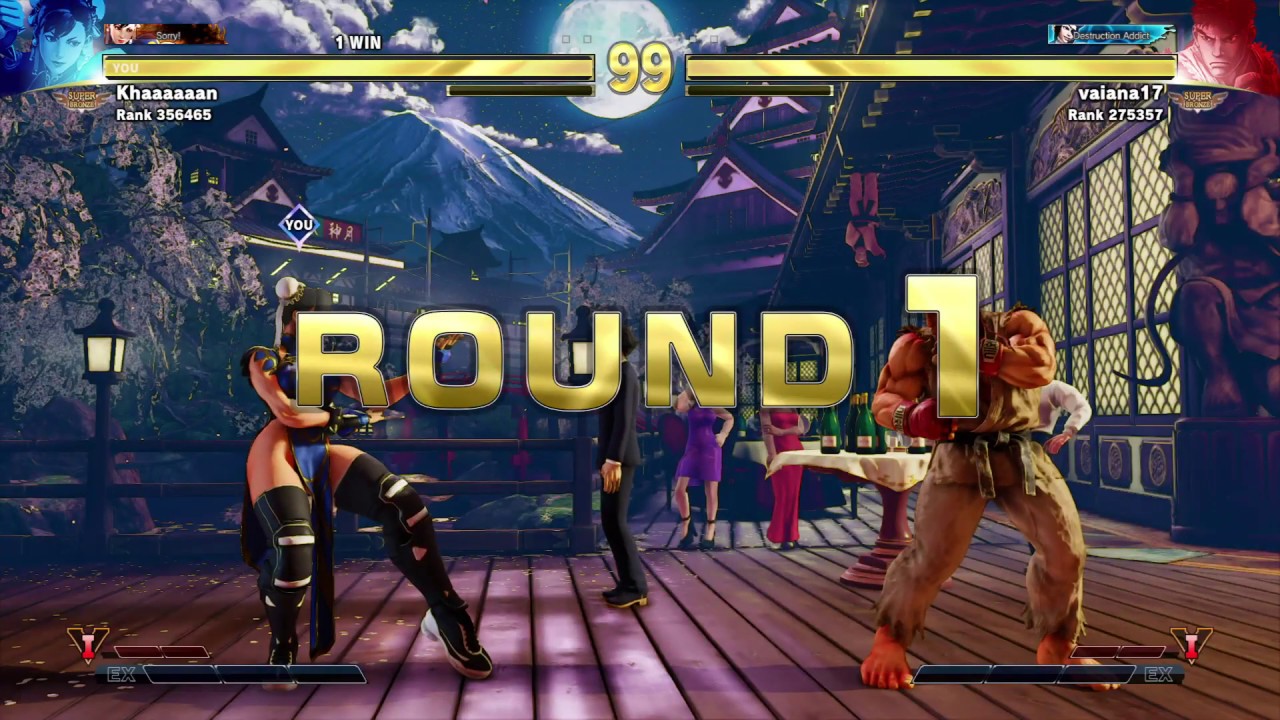 SFV: Chun vs Ryu where I don't punish jumping enough