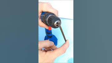 Secret way to make a plumb line in 5 minutes from an old drill chuck #diy #tips #tools #howto