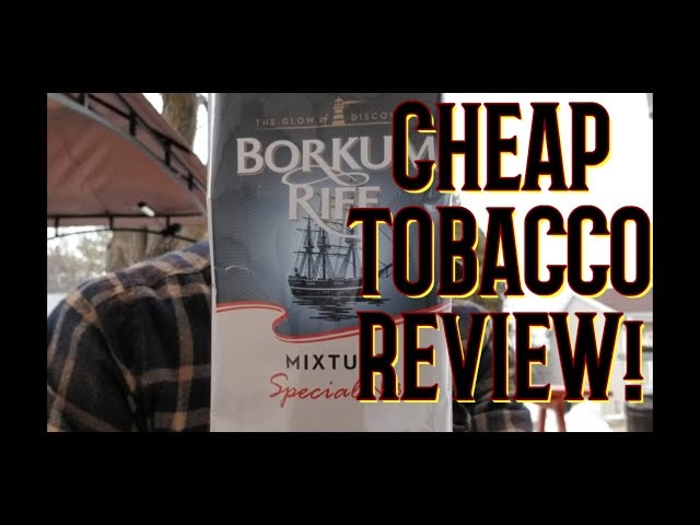 CHEAP PIPE TOBACCO REVIEW - BORKUM RIFF - SPECIAL NUMBER 8