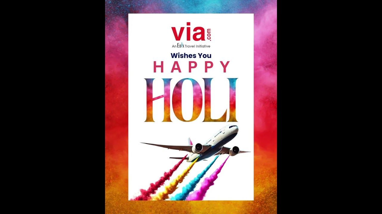 We wish you a Happy Holi 