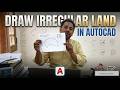 Plotting irregular Area in AutoCAD | Pashto version