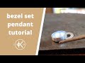 How To Make A Bezel Setting For A Cabochon Stone | 12 Months Of Metal