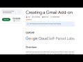 Creating a Gmail Add-On || GSP249 || Easy Solution