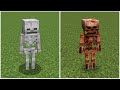 minecraft vs realistic (skeleton)