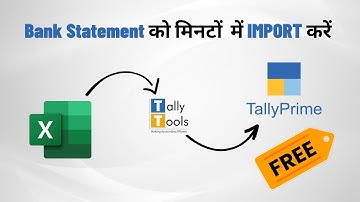 Import Bank Statement in Tally #importexceltotally #exceltotally #exceltotallyimport #tally