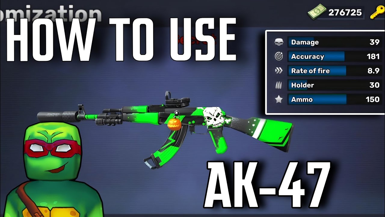 HOW TO USE THE AK-47 IN KUBOOM 3D || KUBOOM 3D TIPS AND TRICKS || HOW TO BECOME PRO || #kuboom 