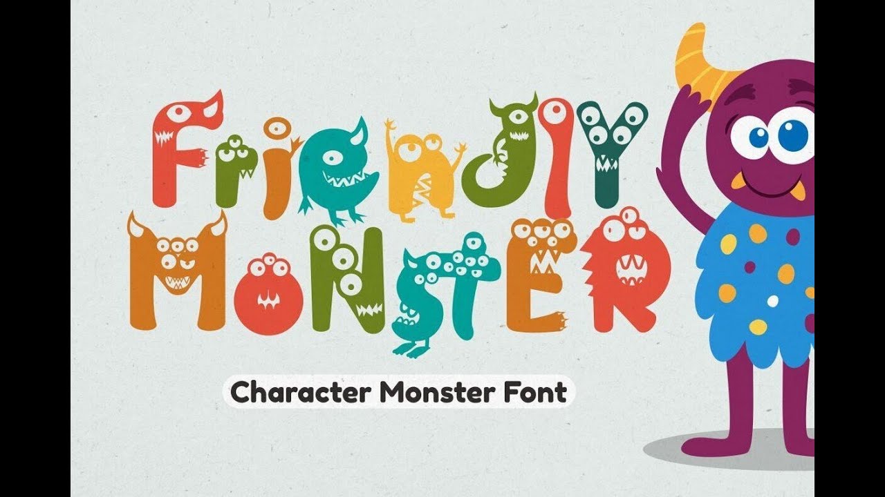 Friendly Monster Font Download
