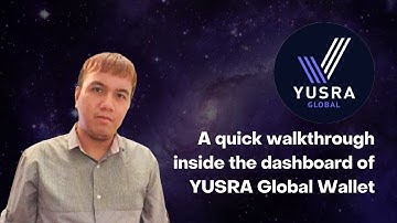 A quick walkthrough inside the dashboard of YUSRA Global Wallet