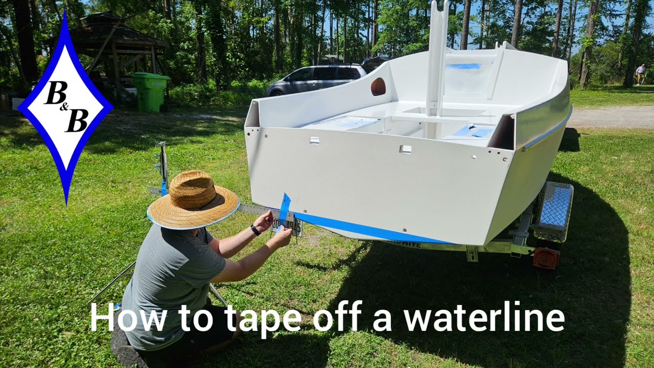 ⁣The no-level waterline tape method