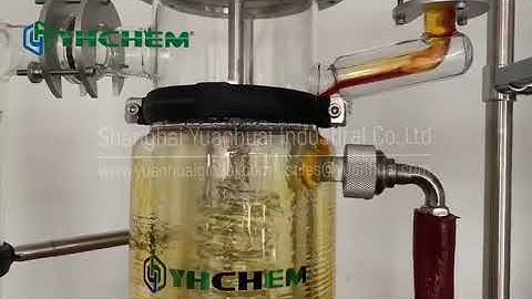 Test Video of YMD-150 Wiped Film Molecular Distillation System presented by YHCHEM