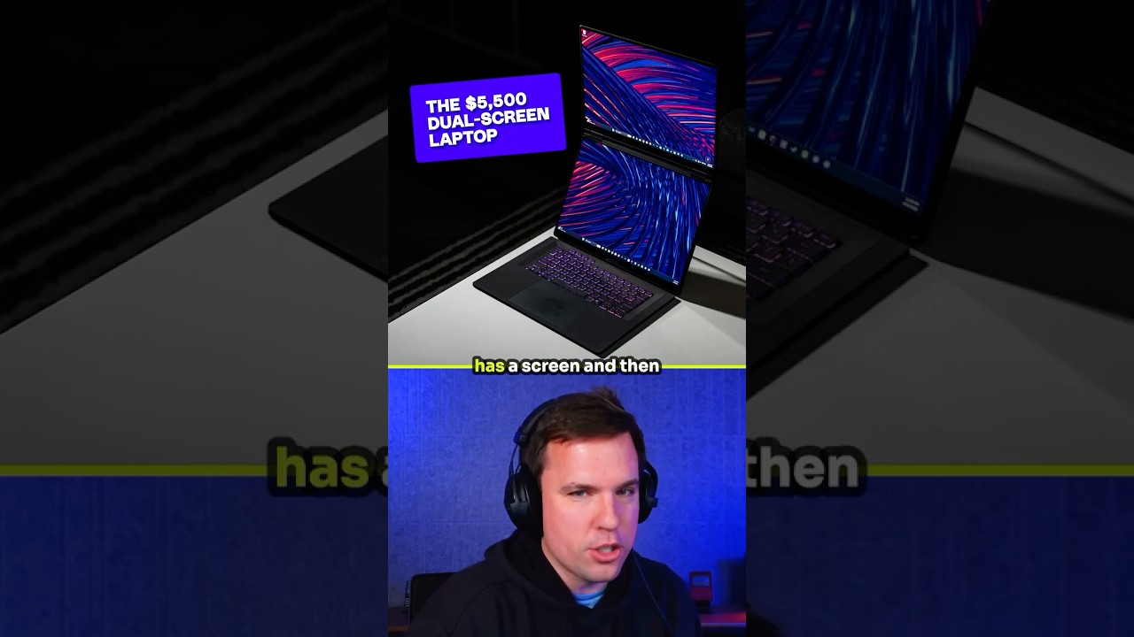 $5,500 dual-screen laptop #Vergecast