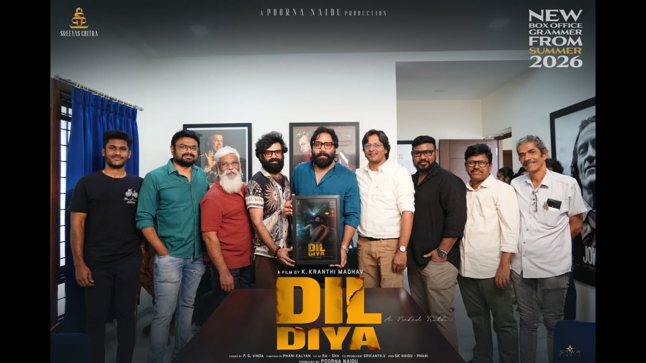 Sandeep Reddy Vanga Launches the Title and First-Look Poster Kranthi Madhav Dil Diya 