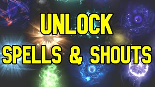 How To Get All Spells & Shouts (Console Command) - Skyrim