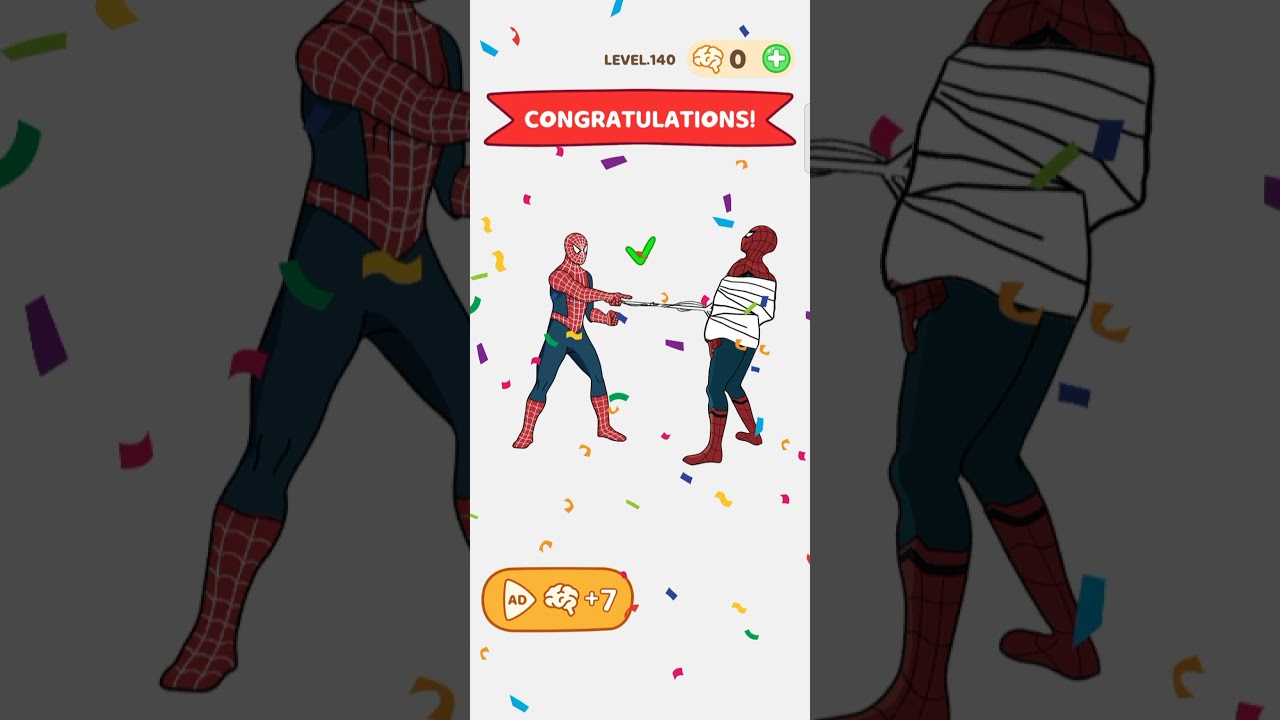 Brain Love Level 140 Walkthrough