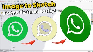 Convert Logos into Sketches with AutoTrace in SolidWorks