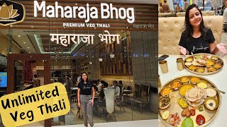 Unlimited Veg Rajasthani & Gujarati Thali | Maharaja Bhog | Unlimited Thali Restaurant in Mumbai