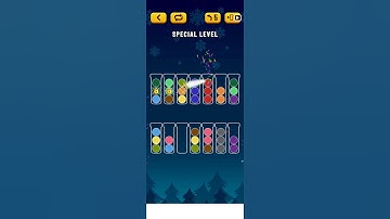 Ball sort special level after 3305