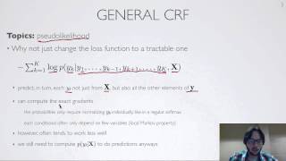 Neural networks [4.8] : Training CRFs - pseudolikelihood